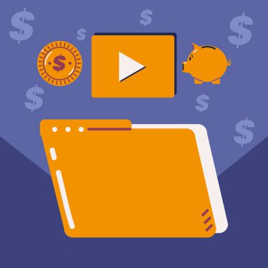 marketing video and money strategy, design