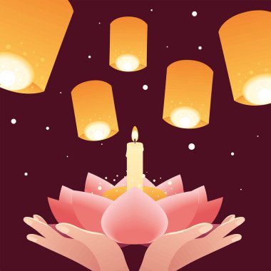 loy krathong festive traditional, design