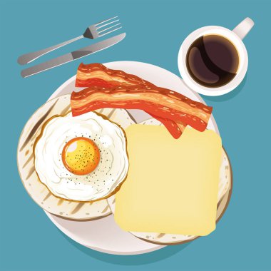 breakfast egg and cheese with arepa