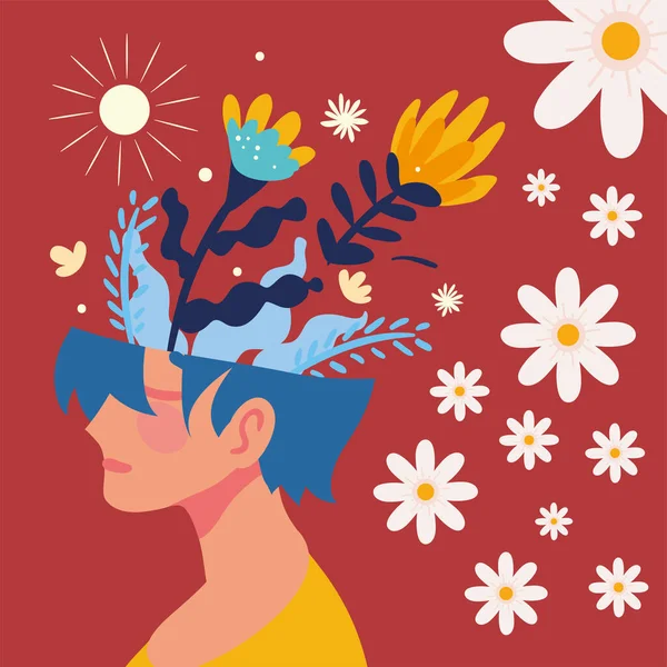 mental health, illness concept design