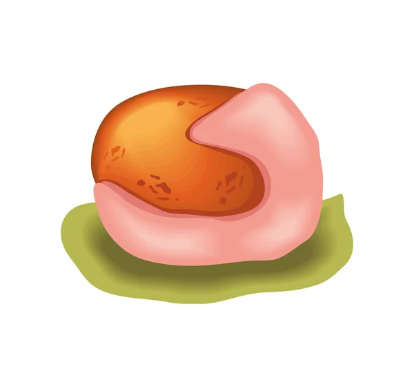 Fresh Appetizer Food Icon Isolated — 스톡 벡터