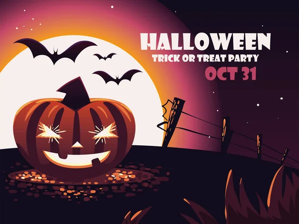 halloween trick or treat party, background style