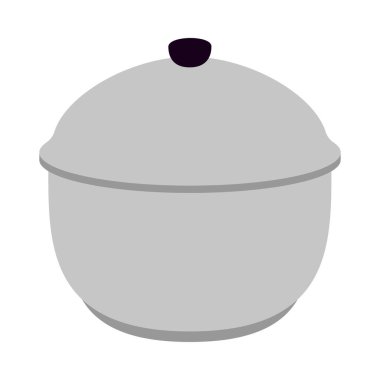 pot kitchen icon isolated flat