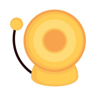 emergency doorbell icon vector isolated