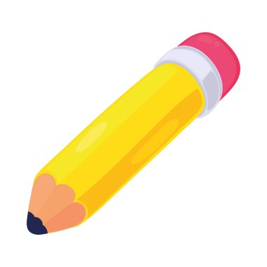 school pencil supply icon isolated