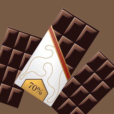 delicious bars of chocolate packaging