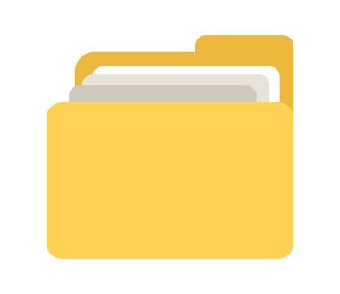 file data folder isolated icon