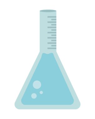 chemical test tube isolated icon