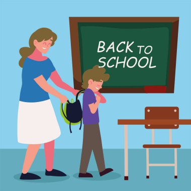 back to school student, vector design
