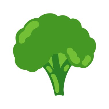broccoli healthy food icon isolated