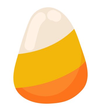 sweet caramel icon flat isolated