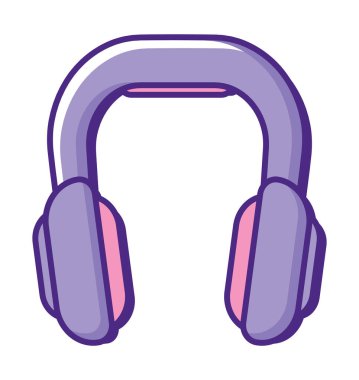 headphones 90s modern style isolated icon