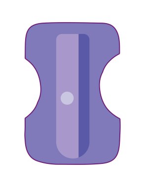 school sharpener cartoon isolated icon