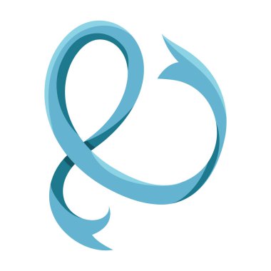 movember prostate cancer blue ribbon, icon