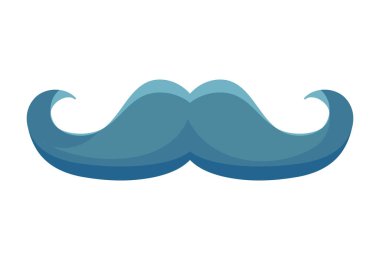 mustache, movember prostate cancer isolated icon