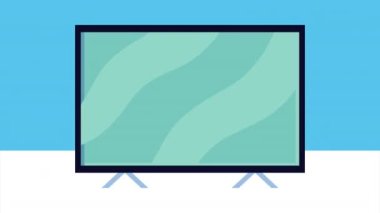 Kitap karakterli yaşlı erkek öğretmen, 4k video animasyonu