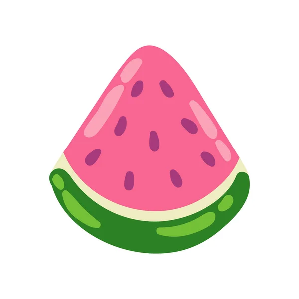 Watermelon Healthy Food Icon Isolated — Stock Vector