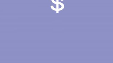 money dollars symbols pattern animation ,4k video animated