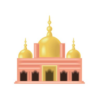 Müslüman tapınağı ikonu izole edildi