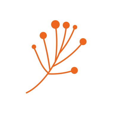 Şube meyve doğa simgesi izole