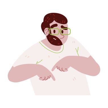 erkek zor seçim simgesi izole