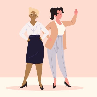 iş çalışanı kadınlar ve çeşitli