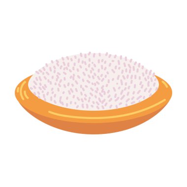 Kase ikonundaki pirinç izole edilmiş.