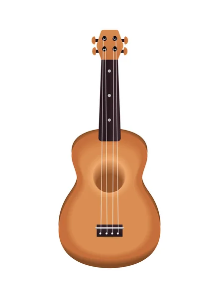 Gitara Klasyczna Instrument Muzyczny Odizolowany Ikona — Wektor stockowy