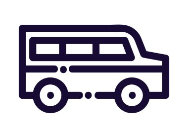 doğrusal taşıma aracı simgesi izole edildi