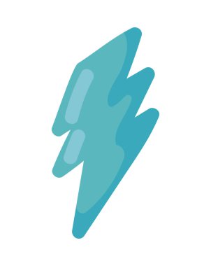 Mavi şimşek sembolü simgeleri