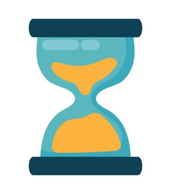 Kum saati simgesi izole edilmiş vektör