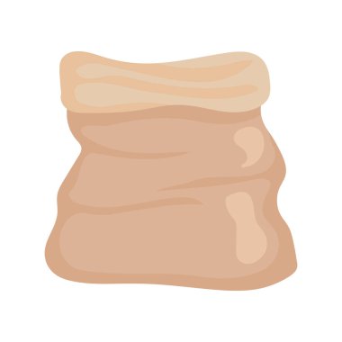 eko paket çuvalı izole edilmiş simge