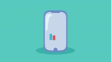 Ampuller hafif ve akıllı telefon animasyonu, 4k video animasyonu