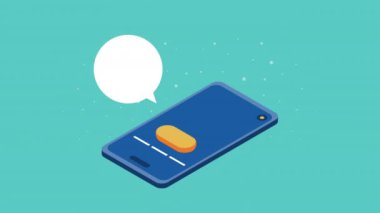 Akıllı telefon animasyonunda emlak, 4k video animasyonu