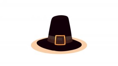 Pilgrim hat güz sezonu animasyonu, 4k video animasyonu
