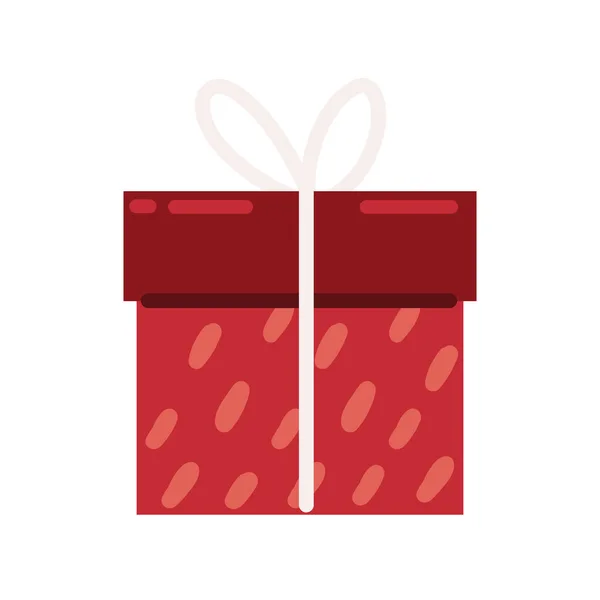 圣诞节礼物盒图标被隔离 — 图库矢量图片