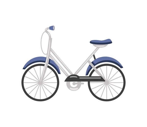 Icono Del Transporte Bicicletas Estilo Aislado — Vector de stock