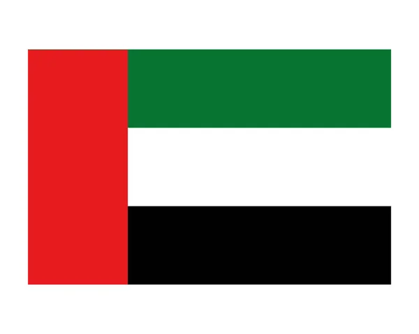 Flag United Arab Emirates Icon Isolated Style — Stock Vector