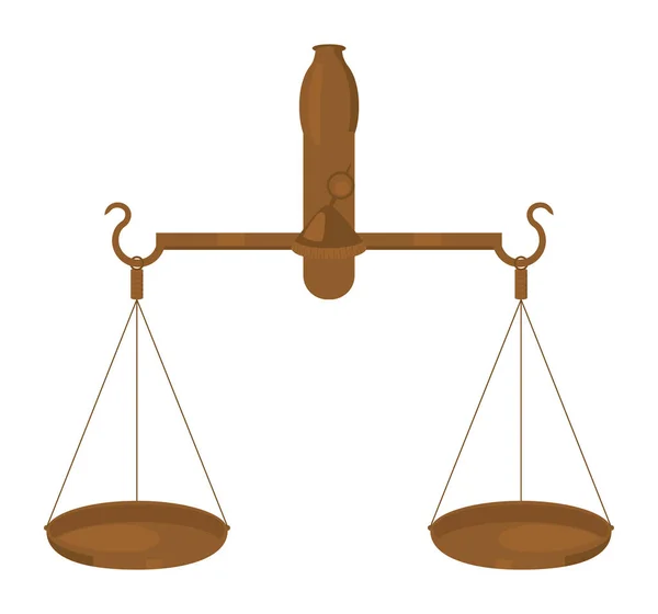 Balance Vektor Illustration Symbol Isoliert — Stockvektor