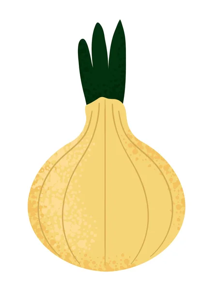 Icono Cebolla Vegetal Estilo Aislado — Vector de stock