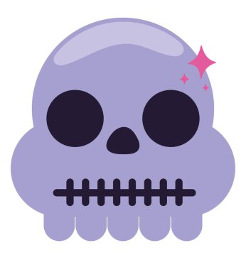 kafatası ezoterik simgesi izole