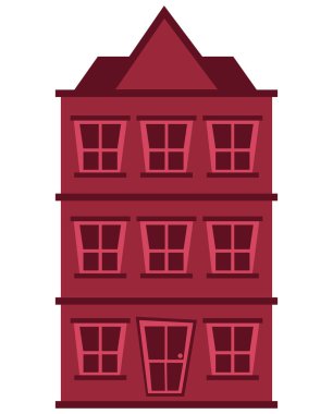 yapı simgesi düz biçimi