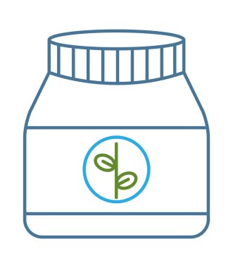 bahçe gübre şişesi simgesi doğrusal biçimi