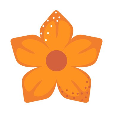 çiçek simgesi izole edilmiş beyaz arkaplan