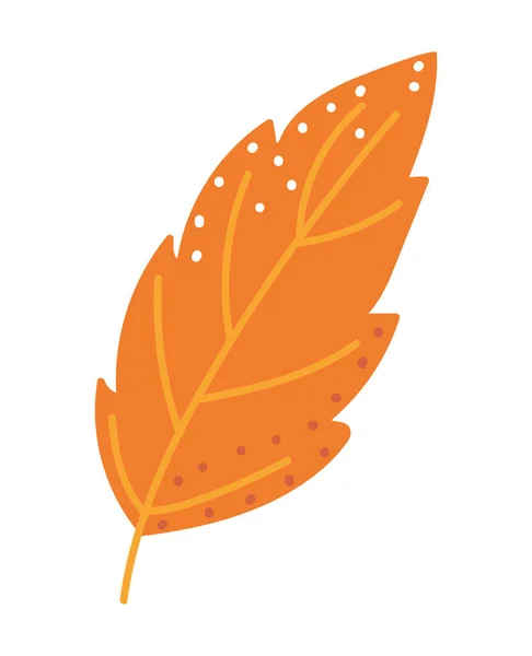 Leaf Nature Icon Isolated Flat — Stock vektor