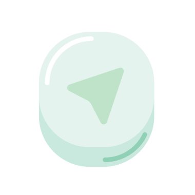 imleç sosyal medya izole edilmiş simge biçimi