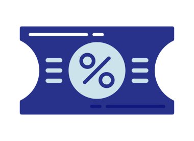 Alışveriş indirimi etiketi izole edilmiş simge biçimi