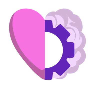 yaratıcılık beyni ve strateji simgesi izole edildi