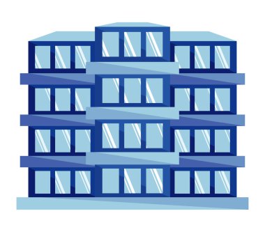 düz bina simgesi biçimi