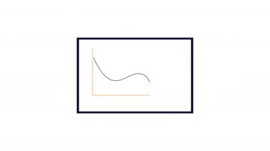 istatistik çubukları bilgi iş animasyonu, 4k video animasyonu